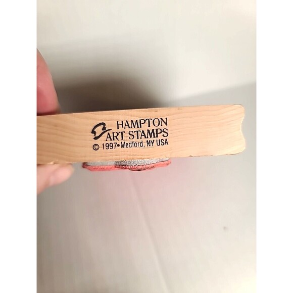 VTG Lot Of 7 Rubber Stamps Teddy Bears Heart Bear Stamp Stamping Scrapbooking - Picture 8 of 10